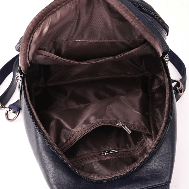 Elarova | Leder Rucksack Zeitlose Eleganz Und Praktische Funktionalität
