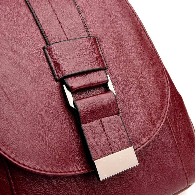 Elarova | Leder Rucksack Zeitlose Eleganz Und Praktische Funktionalität