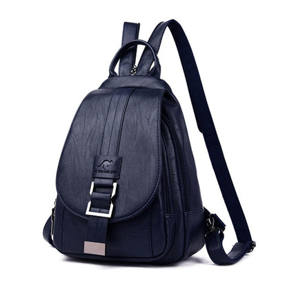 Elarova | Leder Rucksack Zeitlose Eleganz Und Praktische Funktionalität