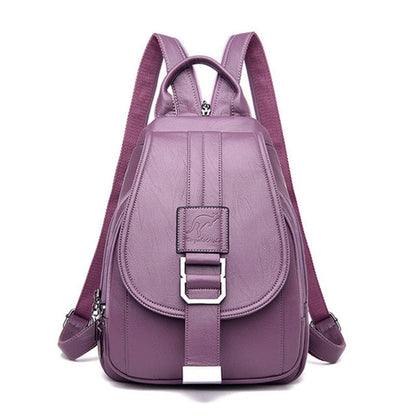 Elarova | Leder Rucksack Zeitlose Eleganz Und Praktische Funktionalität