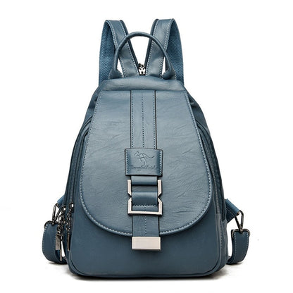 Elarova | Leder Rucksack Zeitlose Eleganz Und Praktische Funktionalität
