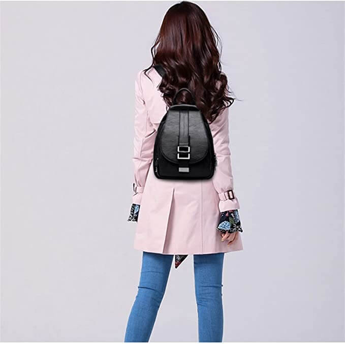 Elarova | Leder Rucksack Zeitlose Eleganz Und Praktische Funktionalität