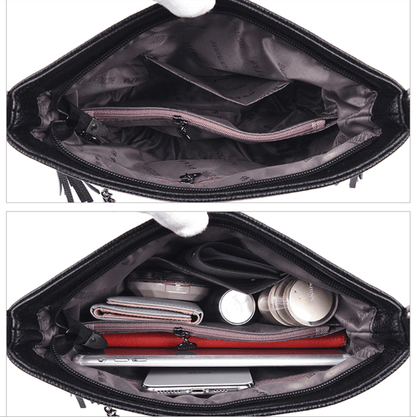 Elarova | Leder Schultertasche Organisiert Bleiben Mit Stil!