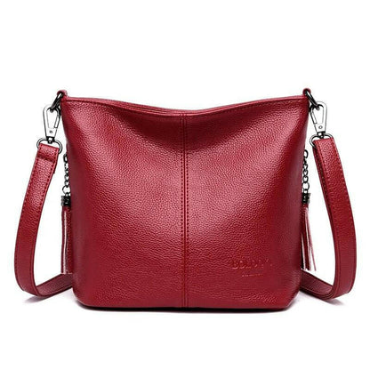 Elarova | Leder Schultertasche Organisiert Bleiben Mit Stil!