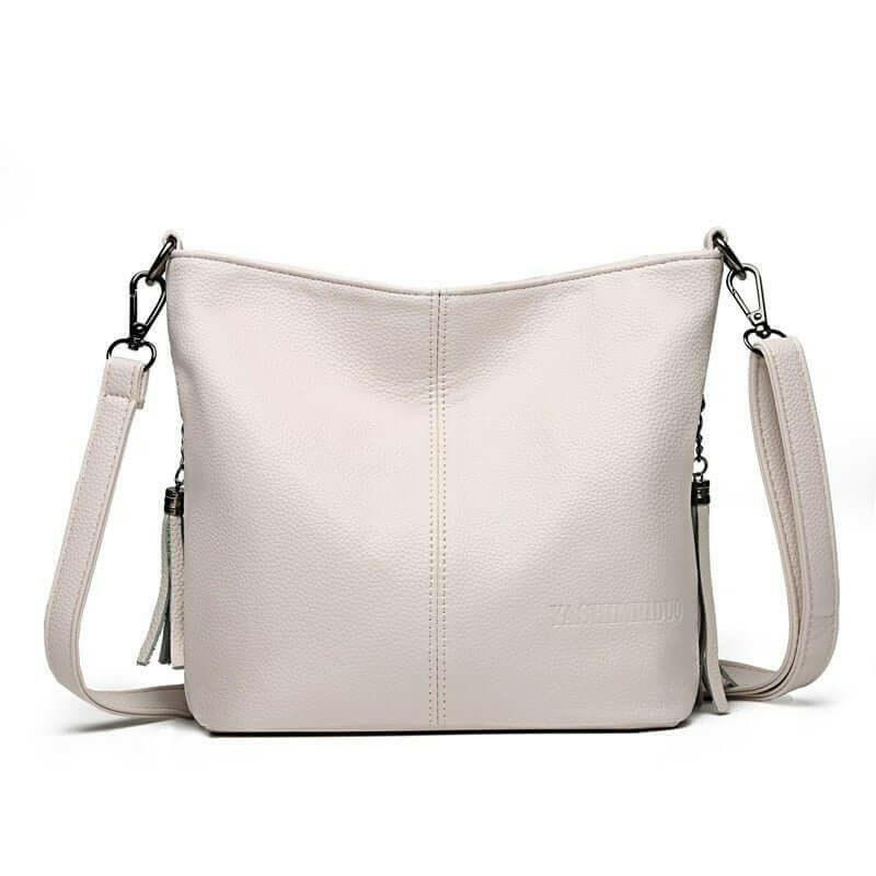 Elarova | Leder Schultertasche Organisiert Bleiben Mit Stil!