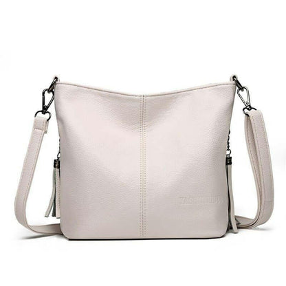 Elarova | Leder Schultertasche Organisiert Bleiben Mit Stil!