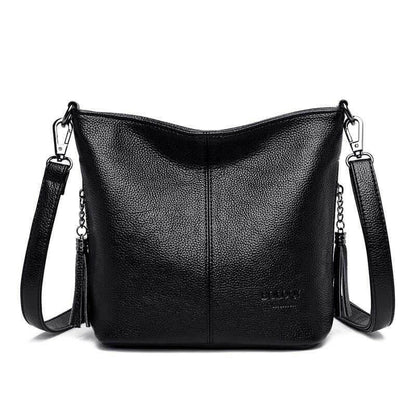 Elarova | Leder Schultertasche Organisiert Bleiben Mit Stil!