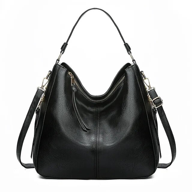 Elarova | Leder Tasche Mit Großer Kapazität Und Seitenfächern