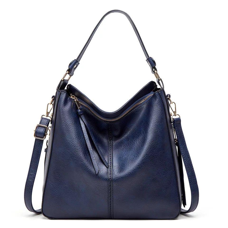 Elarova | Leder Tasche Mit Großer Kapazität Und Seitenfächern