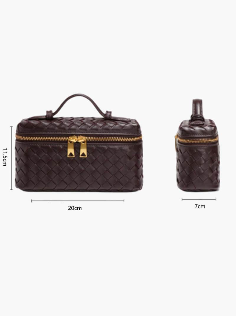 Elarova | Leder Umhängetasche Damen elegant mit goldenen Details, vielseitig