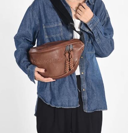 Leder Brustbeutel Norvielle Ledertasche - Norvielle