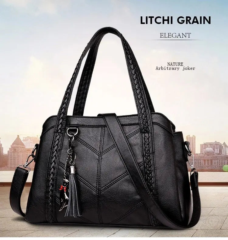 Elarova | Lederhandtasche Elegant Modisch