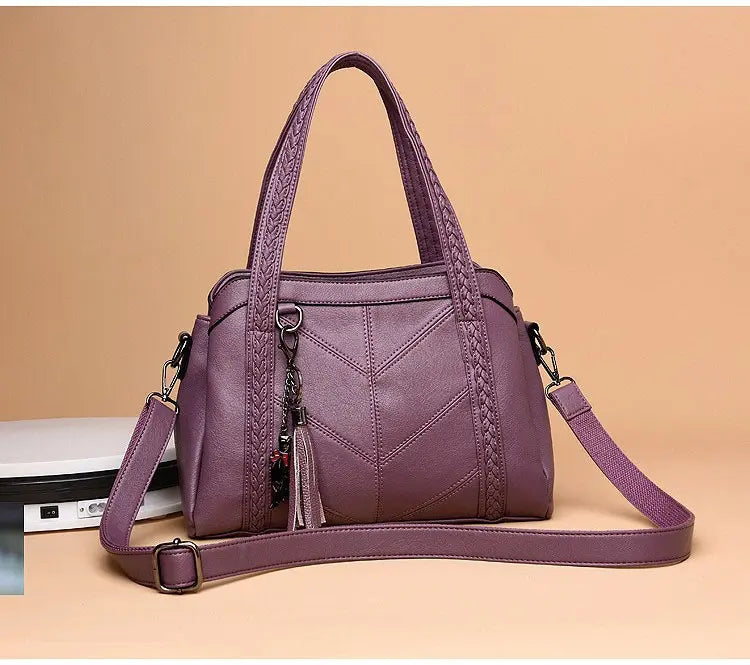 Elarova | Lederhandtasche Elegant Modisch