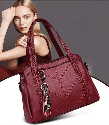 Elarova | Lederhandtasche Elegant Modisch