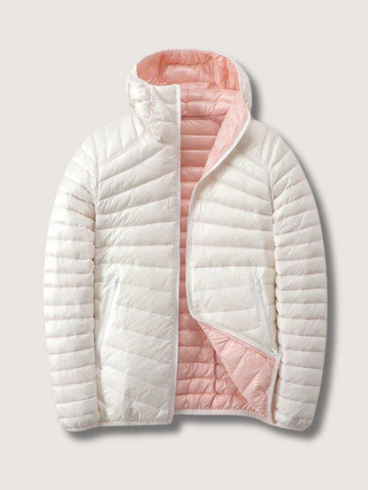 Elarova | Leichte Damen-Steppjacke mit Kapuze