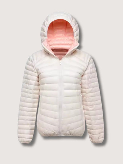Elarova | Leichte Damen-Steppjacke mit Kapuze