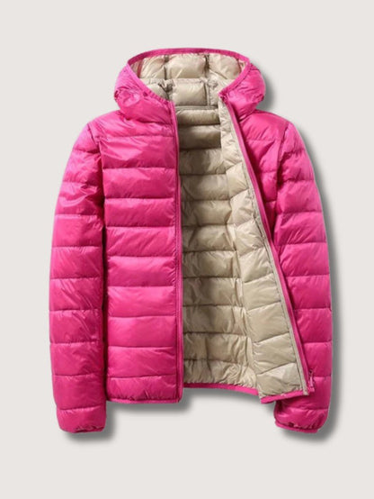 Elarova | Leichte Damen-Steppjacke mit Kapuze