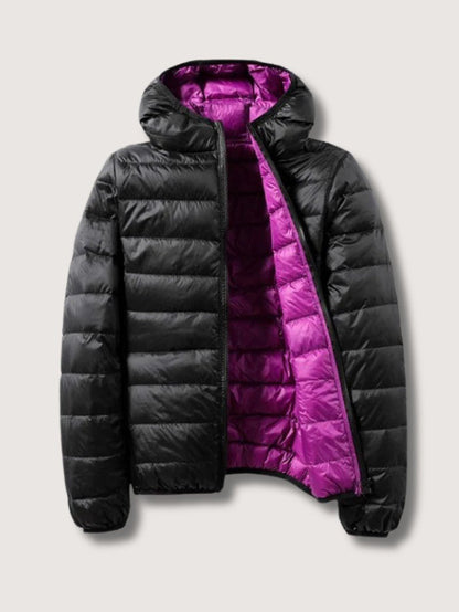 Elarova | Leichte Damen-Steppjacke mit Kapuze