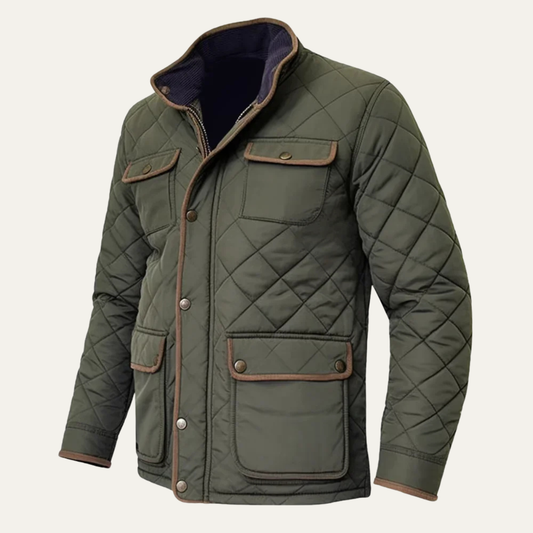 Norvielle Herren Leichte Steppjacke Rautenmuster - Norvielle