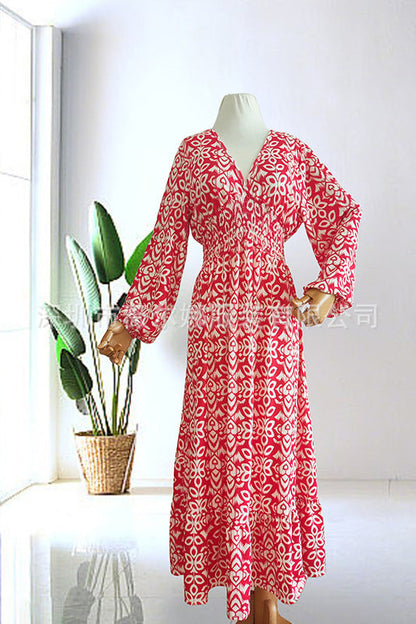 Elarova Locker Lang Strandkleid