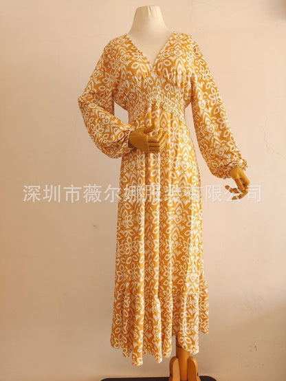 Elarova Locker Lang Strandkleid