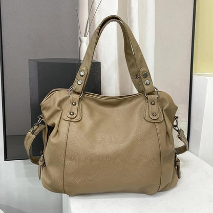 Elarova | Luxe Lederne Damen Schultertasche