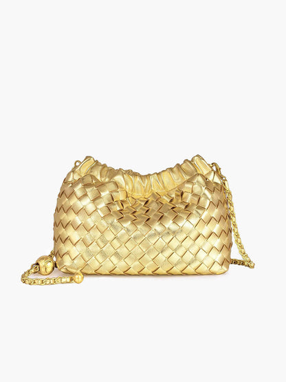 Elarova | Luxuriöse Damen Tasche Mit Goldener Kette