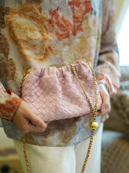 Elarova | Luxuriöse Damen Tasche Mit Goldener Kette