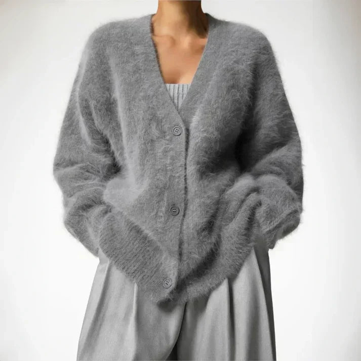 Elarova | Luxus Kaschmir Cardigan für Frauen | Couture Gestrickte Weste