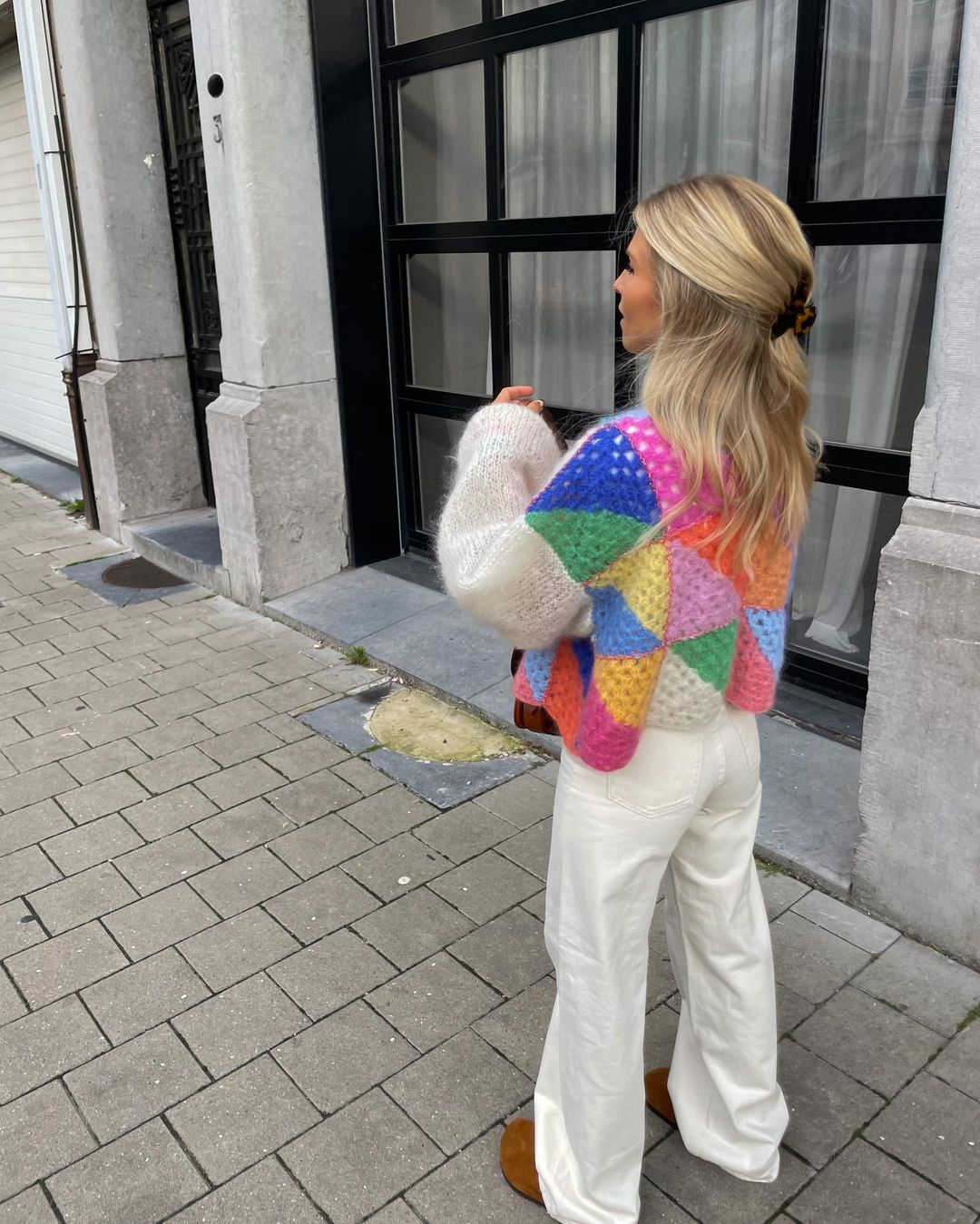 Norvielle Damen Cardigan Mehrfarbig - Norvielle