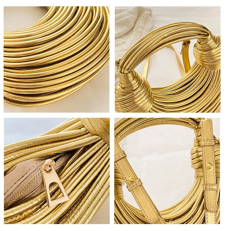 Elarova | MetalldrahtUnterarmtasche Modisch und beliebt