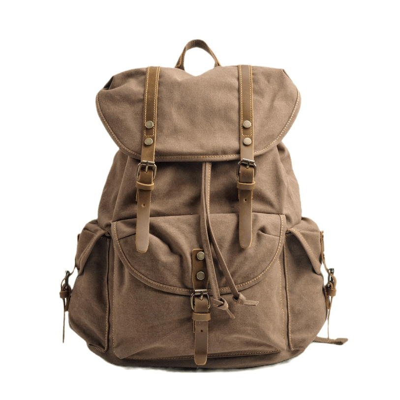 Elarova | Militär Canvas Rucksack Robust Und Zuverlässig Backpack