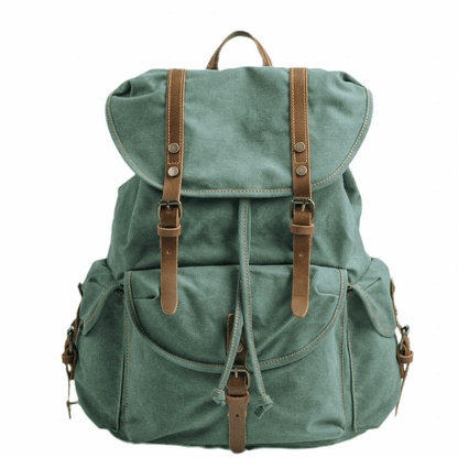 Elarova | Militär Canvas Rucksack Robust Und Zuverlässig Backpack