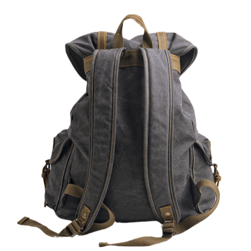 Elarova | Militär Canvas Rucksack Robust Und Zuverlässig Backpack