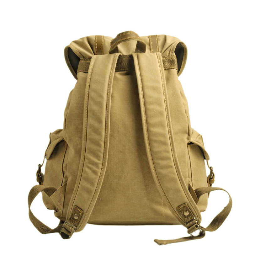 Elarova | Militär Canvas Rucksack Robust Und Zuverlässig Backpack