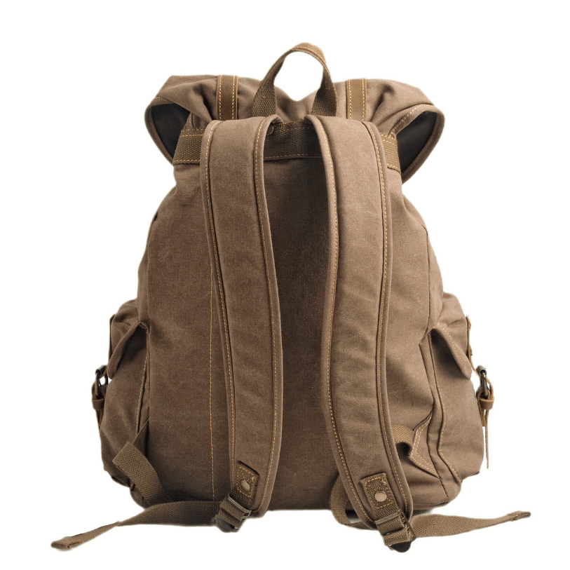 Elarova | Militär Canvas Rucksack Robust Und Zuverlässig Backpack