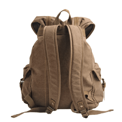 Elarova | Militär Canvas Rucksack Robust Und Zuverlässig Backpack