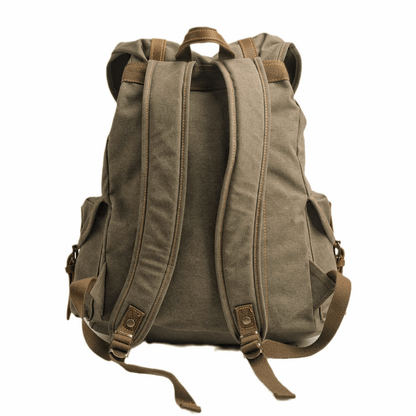 Elarova | Militär Canvas Rucksack Robust Und Zuverlässig Backpack