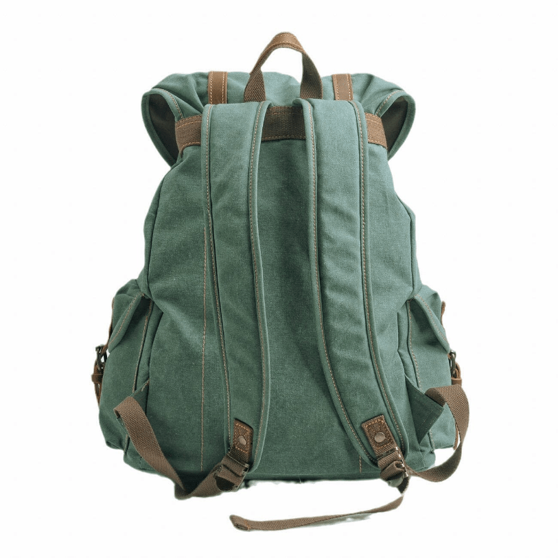 Elarova | Militär Canvas Rucksack Robust Und Zuverlässig Backpack
