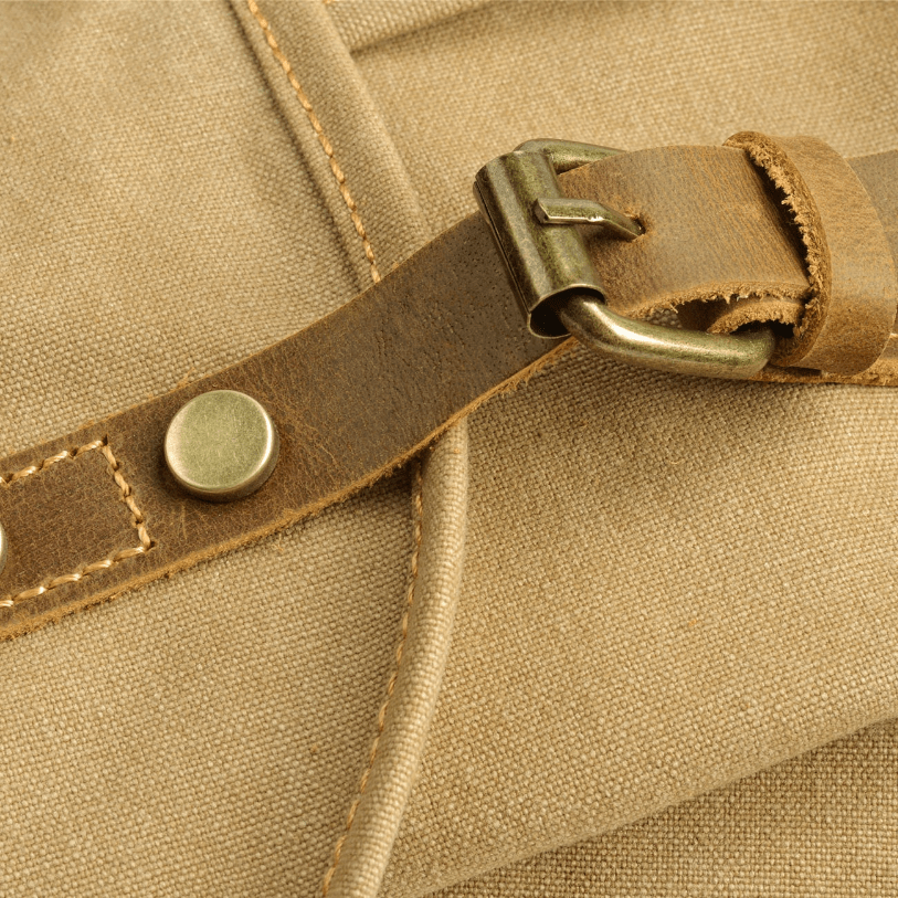 Elarova | Militär Canvas Rucksack Robust Und Zuverlässig Backpack