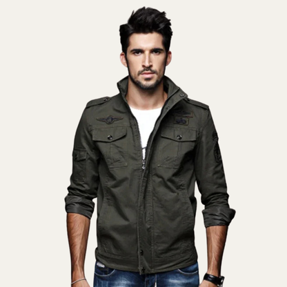 Elarova | Militär-Utility-Jacke für Herren