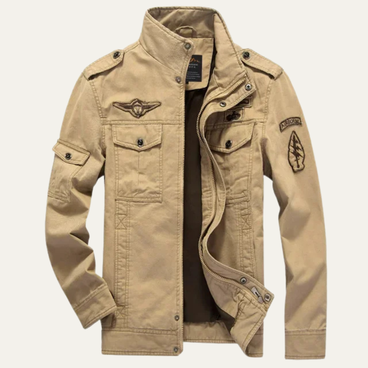 Elarova | Militär-Utility-Jacke für Herren