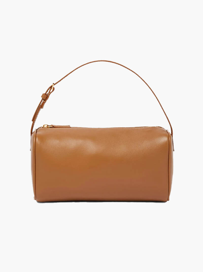 Damen Tasche Minimalistisch Kunstleder Schwarz - Norvielle