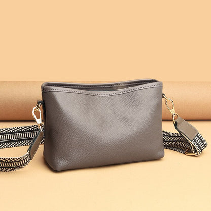 Elarova | Minimalistische Leder Umhängetasche für Frauen