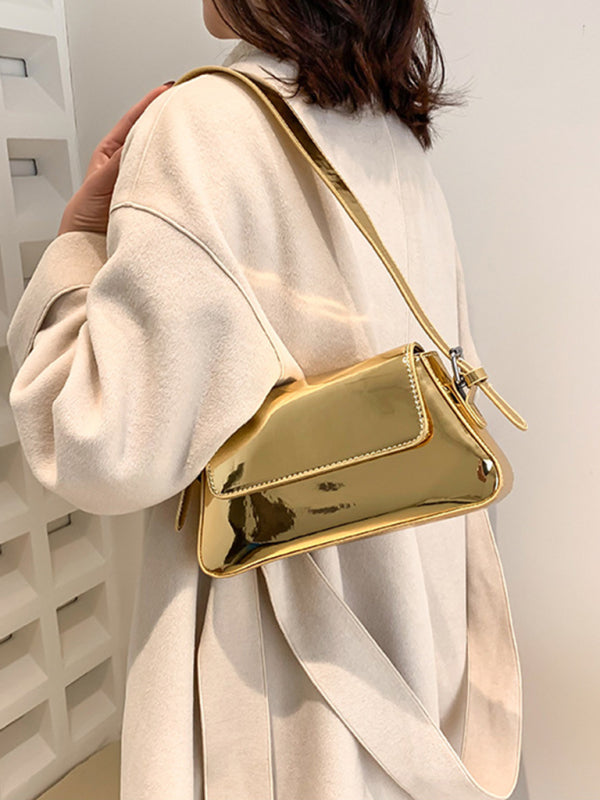 Elarova | Mode Kleine Hochglanzhandtasche