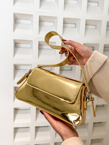Elarova | Mode Kleine Hochglanzhandtasche