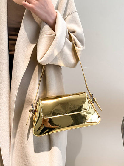 Elarova | Mode Kleine Hochglanzhandtasche