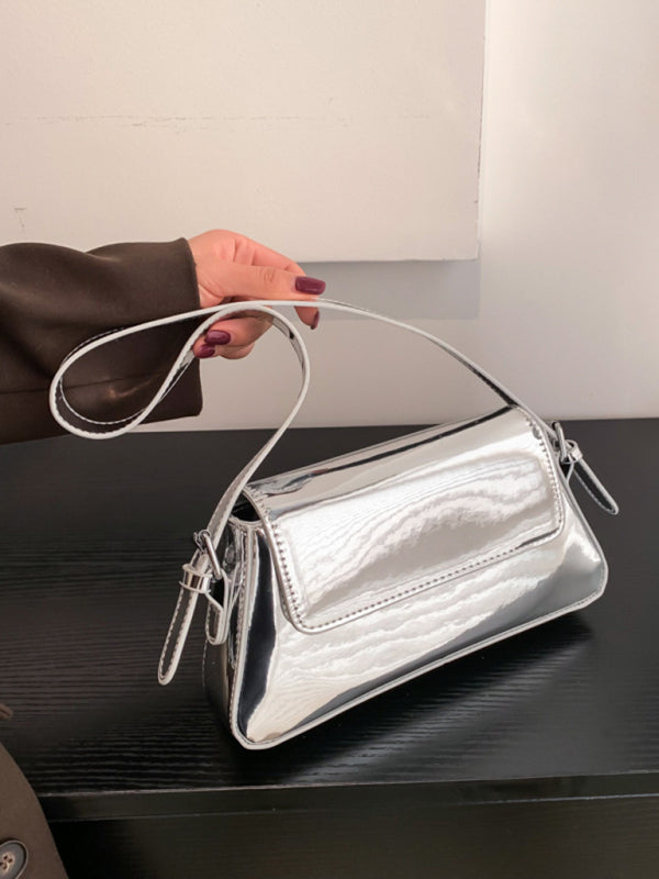 Elarova | Mode Kleine Hochglanzhandtasche