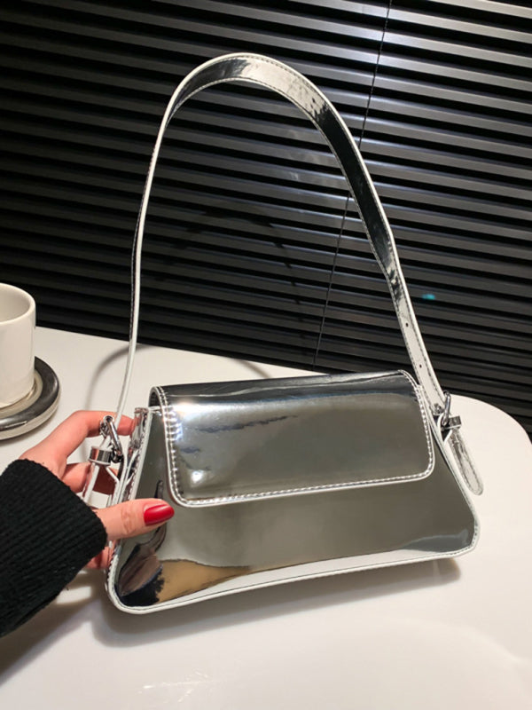 Elarova | Mode Kleine Hochglanzhandtasche