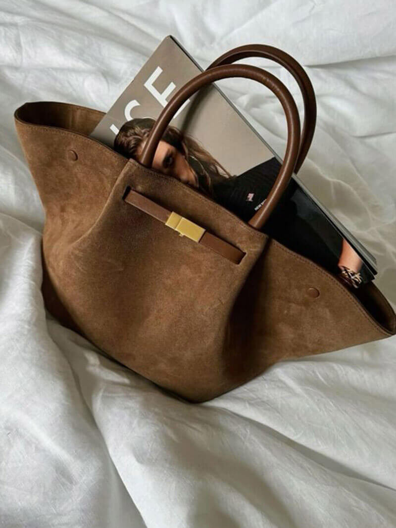 Elarova | Moderne Damen Tasche Aus Wildleder